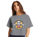 Strength in Cuteness - Panda Power for Gym Lovers - oxford gray - T-Shirts