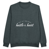 Hustle & Heart - The Ultimate Motivator - Charcoal Heather - Sweatshirt