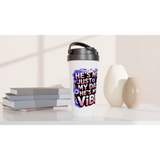 Dad Vibes Only – 15oz Travel Mug - Default Title - Mugs