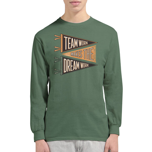 Teamwork Long-sleeve Tee for Coworkers - - Long Sleeves T-shirts