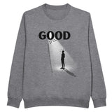 Shine Bright with Goodness - Heather Gray - Crewneck Sweatshirts