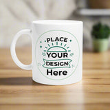 Morning Bliss - Customizable Ceramic Mug with Colored Rim - Default Title - Mugs