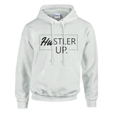 HUSTLER UP - Elevate Your Ambition - White - Hoodies