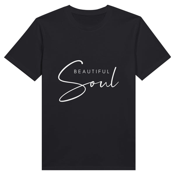 Soulful Elegance – BEAUTIFUL Soul Tee - Black - Print Material