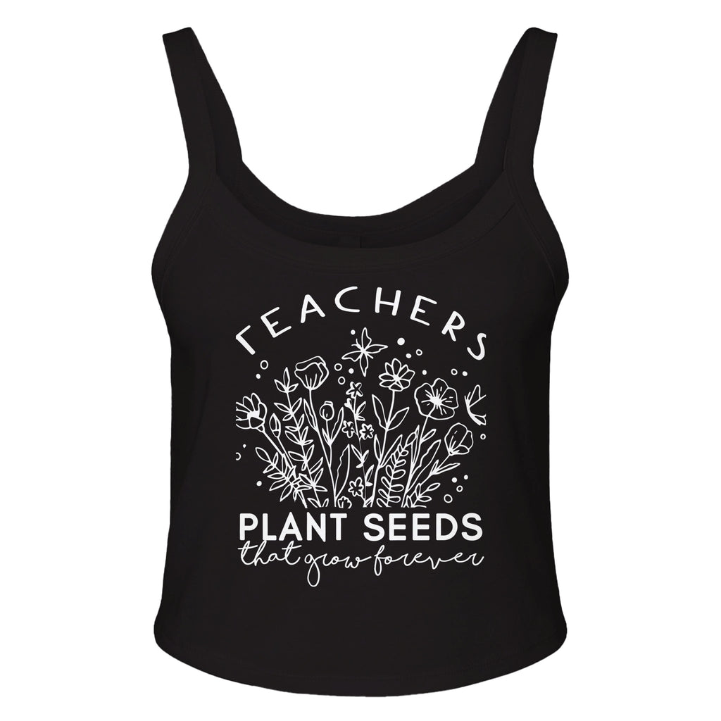 Everlasting Impact - Planting Seeds Design - solid blk blend - Tank Tops