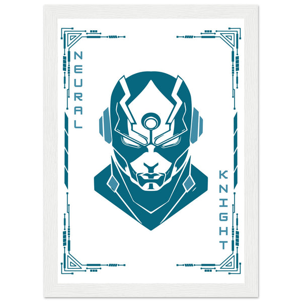 Transform Your Space - "Proton, Neural, Quantum Knights" Poster Set - - Wooden Framed Posters