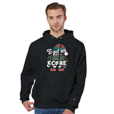 Champion Unisex Hoodie – Score Big Together - Black - Hoodies