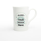 Glossy Customizable White Porcelain Mug - Dishwasher & Microwave Safe - - Mugs