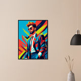 Vivid Style, Timeless Confidence - Wall Decor - - Canvas