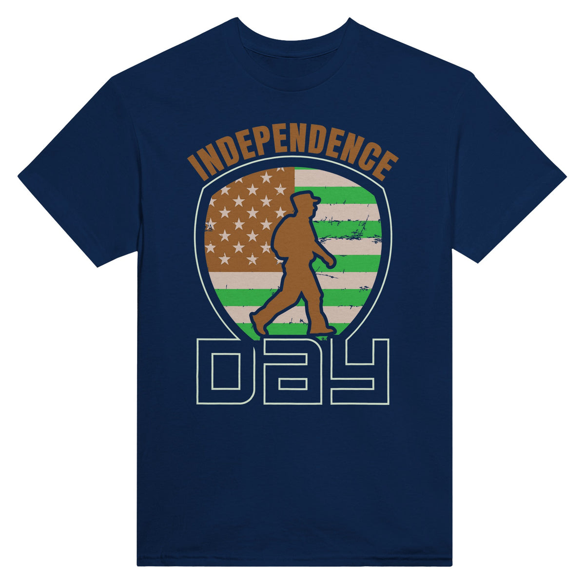 Liberty Lines - Celebrate Independence Day in Style! - Navy - T-Shirts