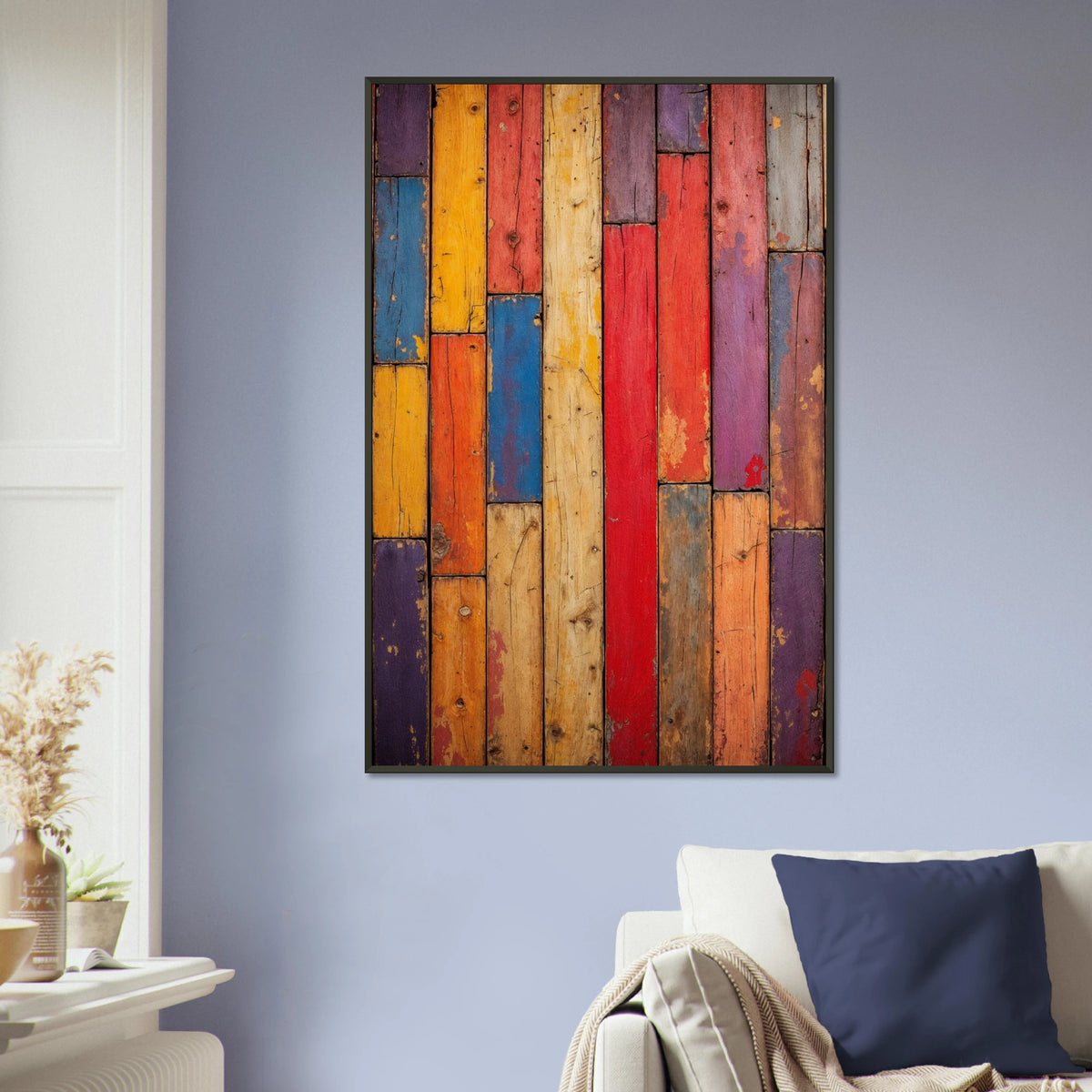 Worn Woods, Wild Hues - Metal Framed Poster - Default Title - Metal Framed Posters