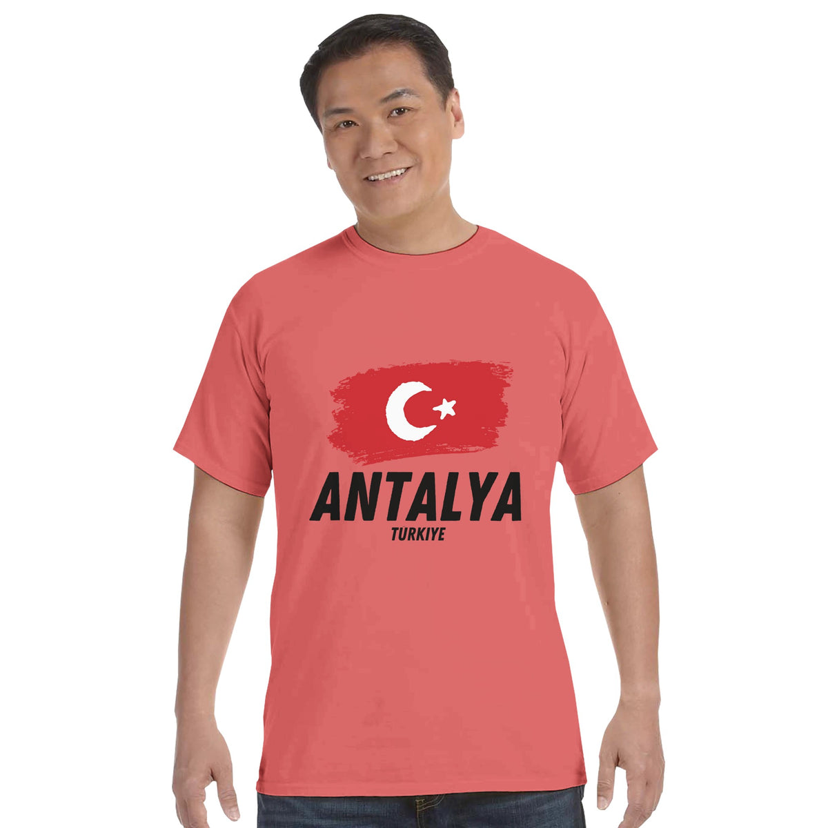 Antalya Spirit - Celebrate Turkiye's Beauty - neon red orange - T-shirts