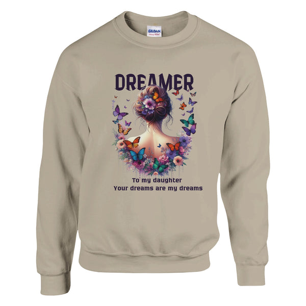 Butterflies and Dreams – A Mother’s Love in Every Flight - Sand - Sweatshirts