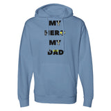 My Hero, My Dad - A Stylish Tribute Hoodie - Royal Heather - Sweatshirts