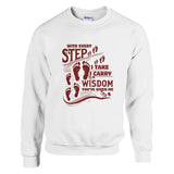 With Every Step - A Heartfelt Gift for Mom - White - Sweatshirts