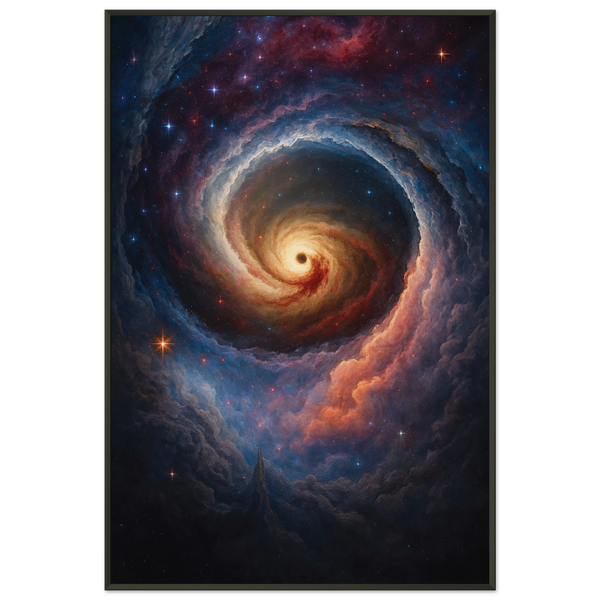 Gift Cosmic Wonder – Spiral Galaxy Metal Framed Poster Art - Default Title - Metal Framed Posters