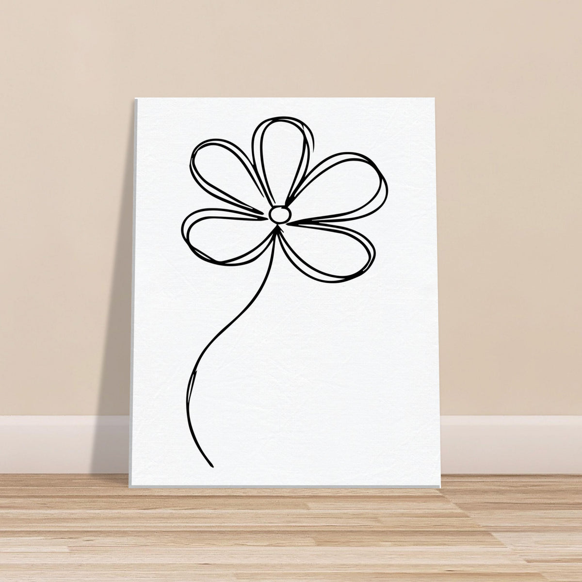 Modern Flora - Artistic Flower Canvas - - Canvas Prints