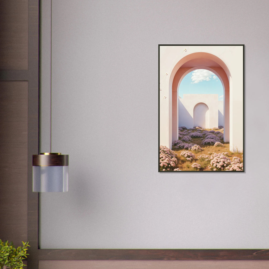 Minimal Arch Poster Gift for Art Lovers - Default Title - Metal Framed Posters