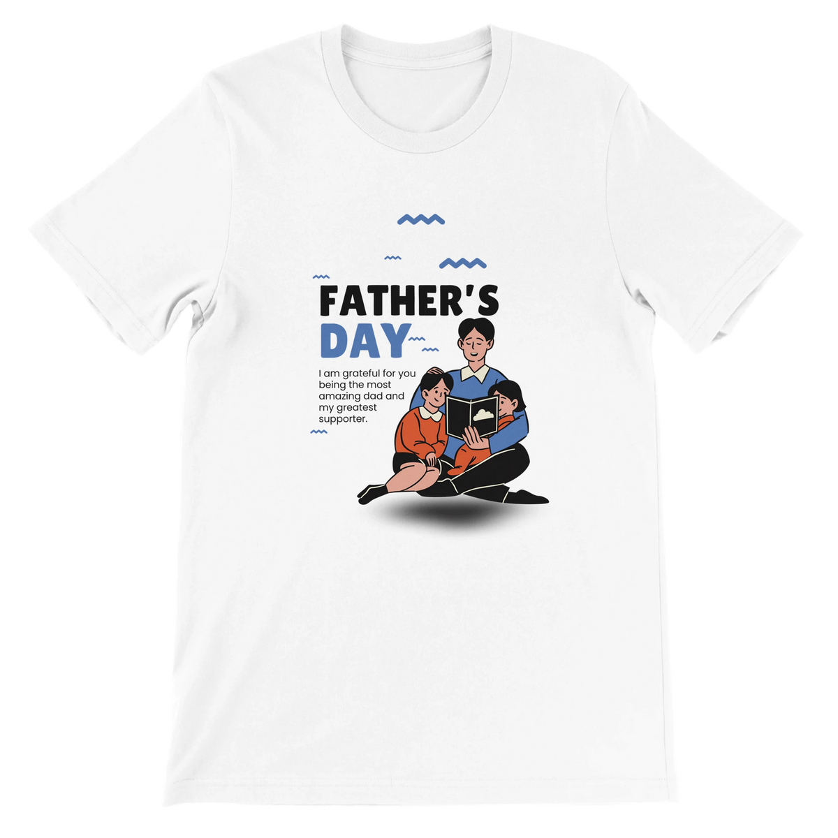 Gift of Storytime – Dad Tee for Father’s Day - White - T-Shirt