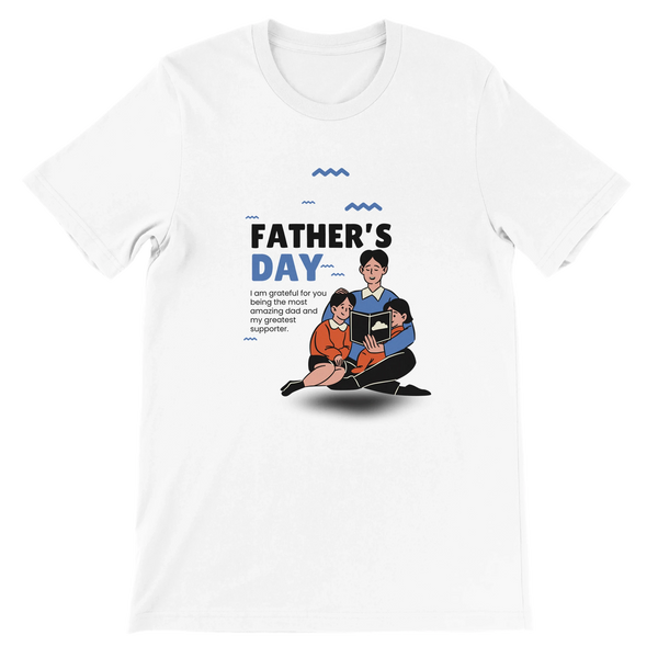 Gift of Storytime – Dad Tee for Father’s Day - White - T-Shirt