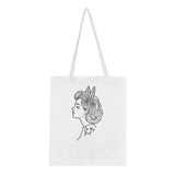 To My Girl Tote - A Symbol of Strength and Connection - White - Tote Bags