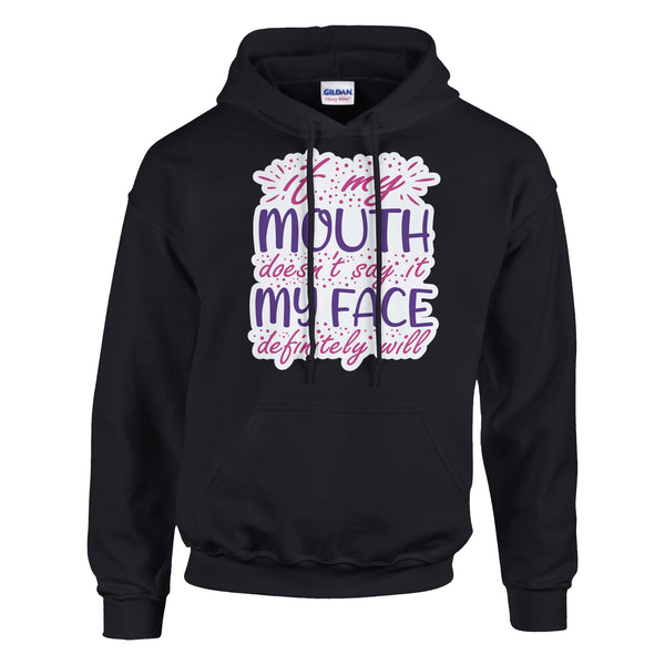 Speak Volumes - It My Mouth, My Face Hoodie - Black - Hoodies