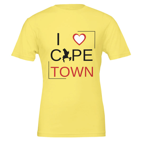 I Love Cape Town - Heartfelt Pride - Yellow - T-Shirts