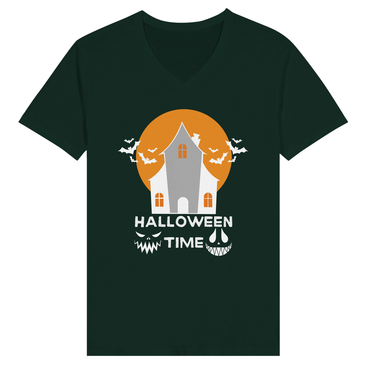 Ride into Memories - Halloween Time Tee - Forest - Print Material