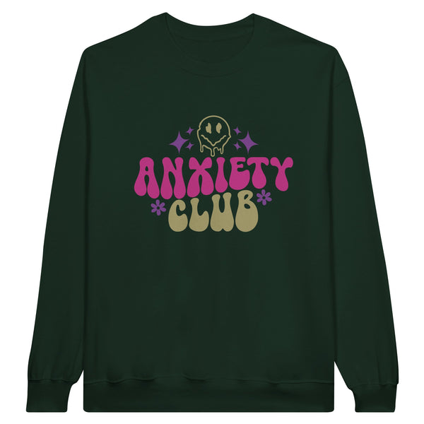 United in Struggle - Proud Member of the Anxiety Club - Forest Green - Print Material