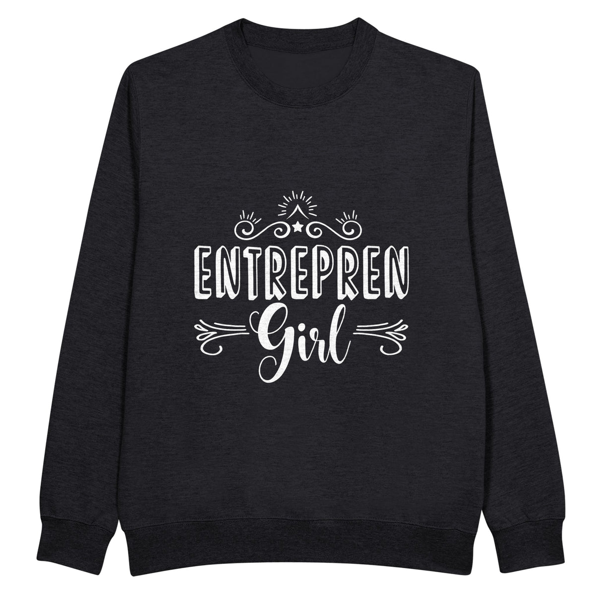 Empowerment Emblem - Entreprengirl Statement - Black - Sweatshirts