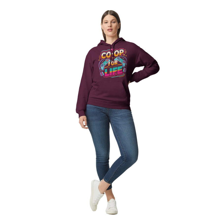 Gildan Co-Op Hoodie for Gamers in Love - - Hoodies
