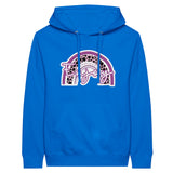 Rainbow Bliss Premium Unisex Pullover Hoodie - Royal - Hoodies