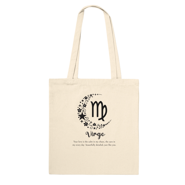 Personalized Star Sign Tote for Friends - Virgo - Tote Bags