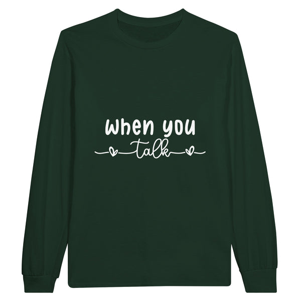 Whispers of Connection - The Power of Conversation - Forest Green - Sweatshirt