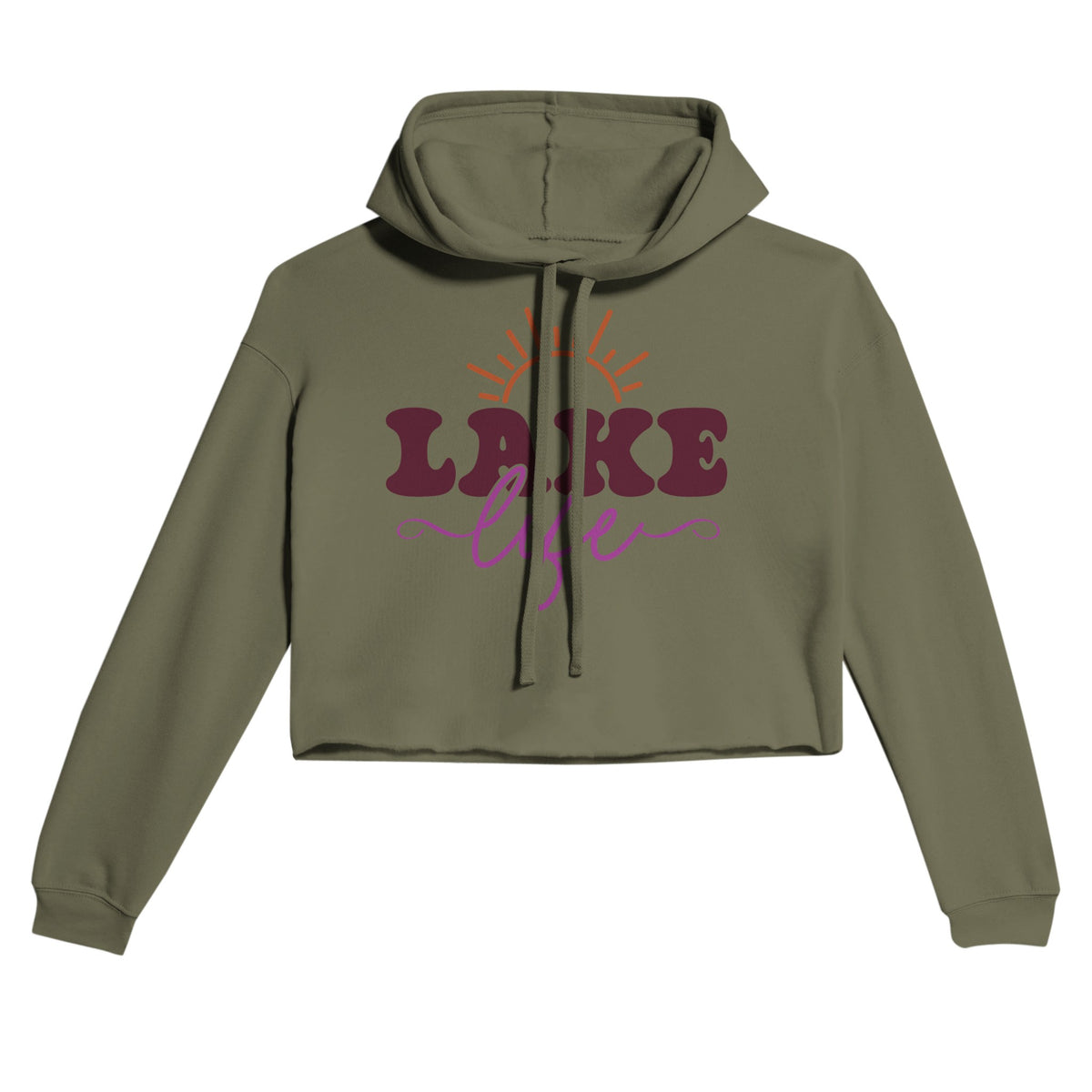 Ripple of Memories - Embrace LAKE Life - Military Green - Hoodies