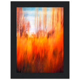 Autumn's Embrace - Framed Premium Poster - 13x18 cm 5x7″ Black frame - Wooden Framed Posters