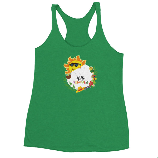 Radiant Reminiscence - Hello Summer Tank Top - Envy - Tank Tops