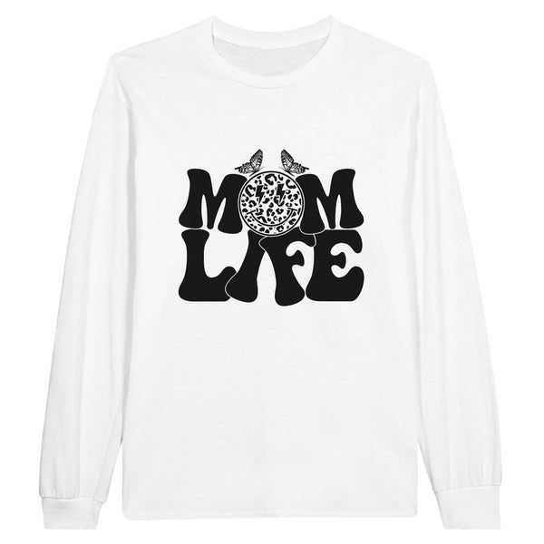 Embrace Motherhood - Mom Life Tribute - White - Long Sleeve T-shirts