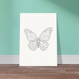 Ethereal Flight - Butterfly Silhouette - 50x70 cm 20x28″ - Posters