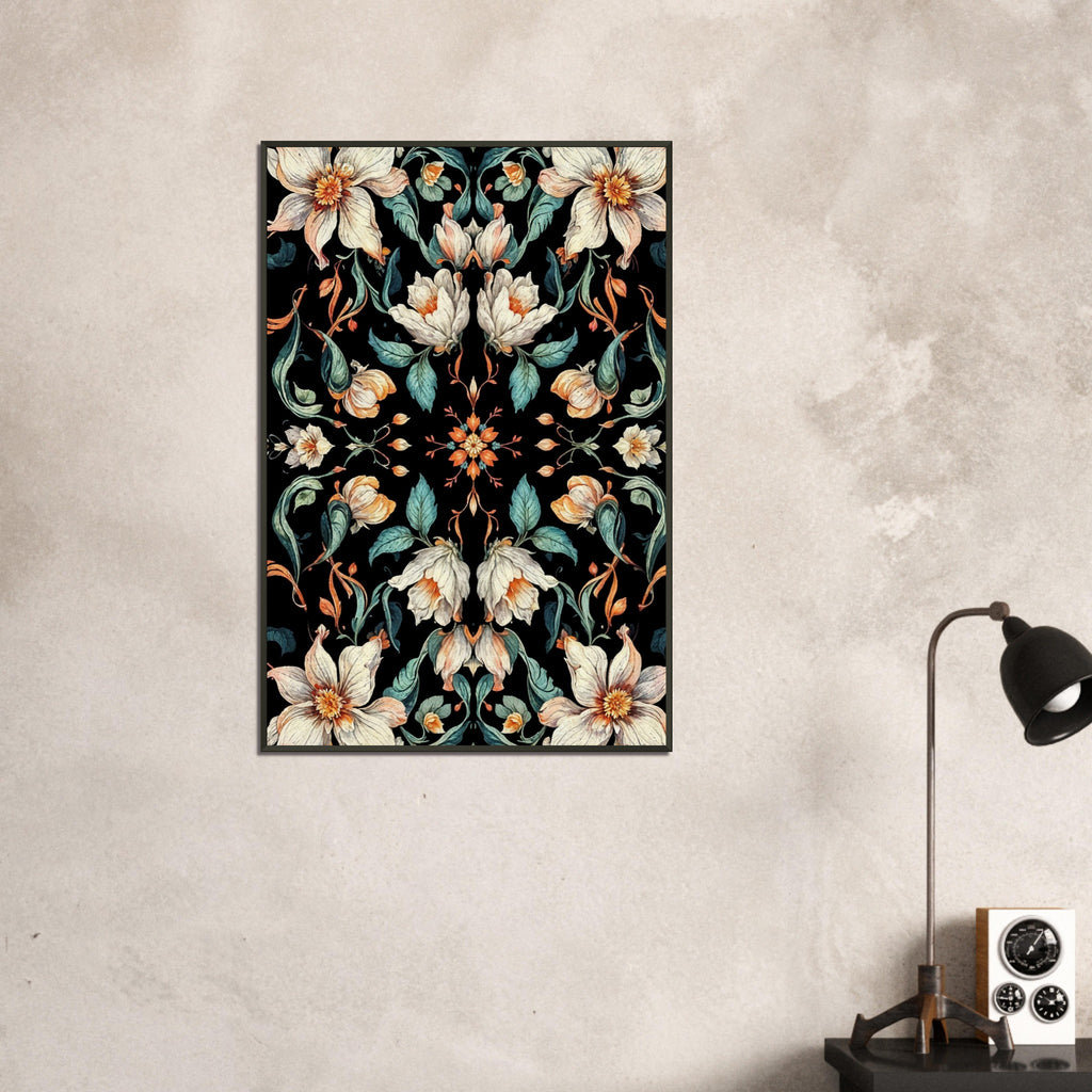 Sophisticated Blooms - Enchanting Floral Wall Art - - Framed Poster