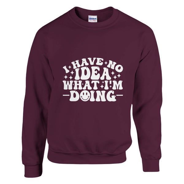 Navigating Life - 'I Have No Idea What I'm Doing' - Maroon - Print Material