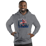 Liberty for All - Bold and Proud - Charcoal Heather - Pullover Hoodies