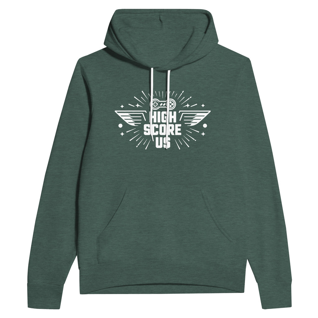 Level Up in Style - High Score Us Hoodie - Heather Forest - Hoodies