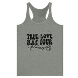 Heartfelt Connections - True Love, Four Paws - Athletic Heather - Print Material