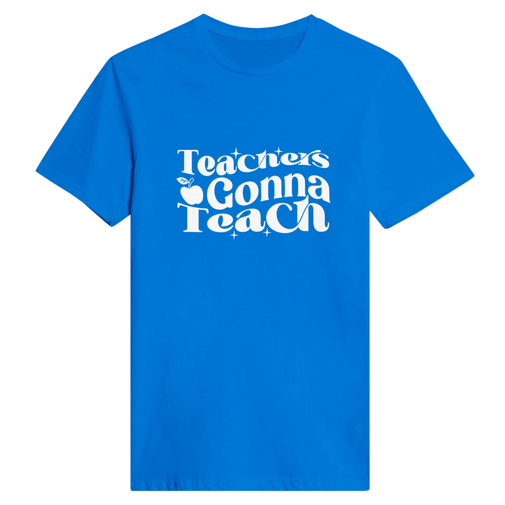 Empowering Minds - Where Teachers Gonna Teach - Royal - Crewneck T-shirts