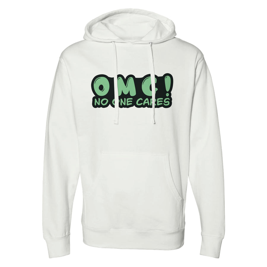 Say It Loud – OMG! NO ONE CARES Gift Hoodie - White - Hoodies