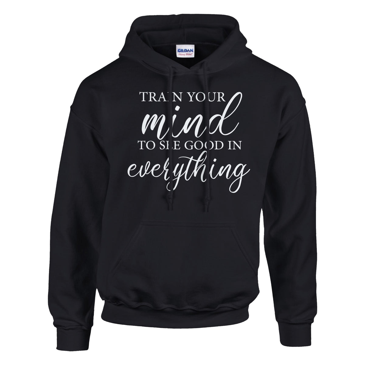 Optimism Overload - Train Your Mind Attire - Black - Hoodies