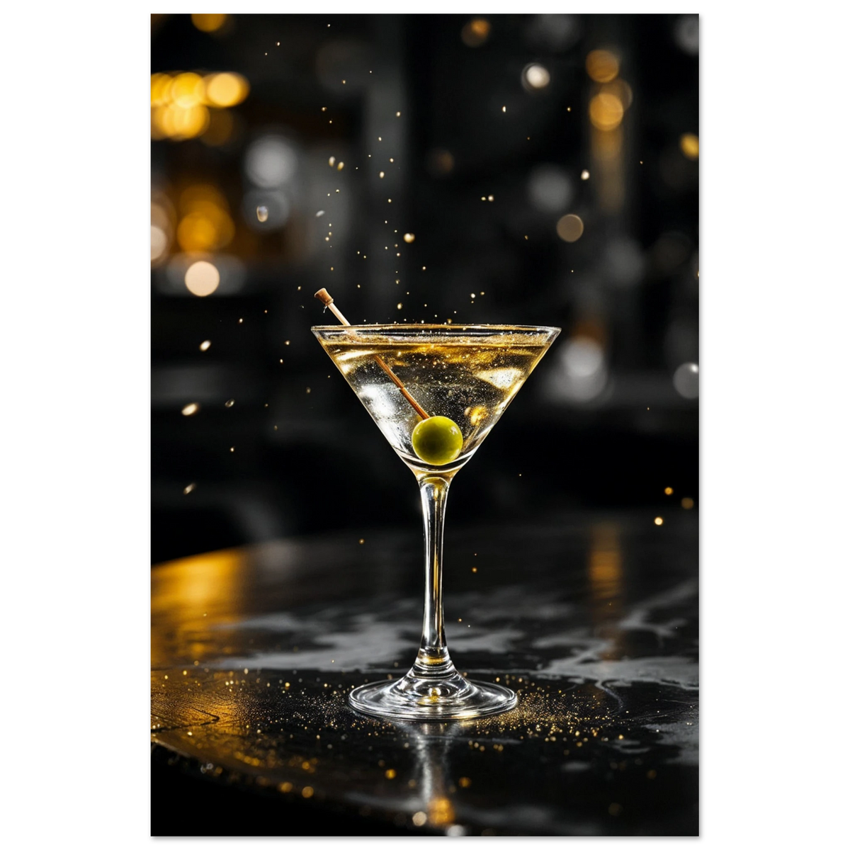 Cheers in Gold – Fine Art Poster Gift - - Posters