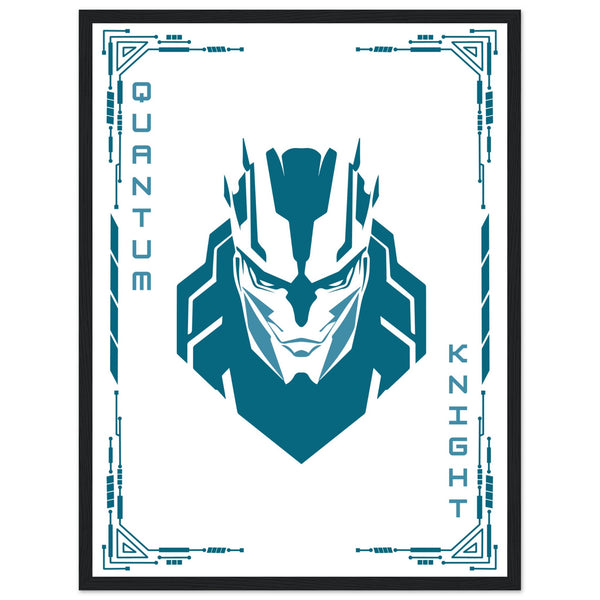 Transform Your Space - "Proton, Neural, Quantum Knights" Poster Set - - Wooden Framed Posters