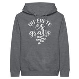 Blooms of Self-Love - Quierete Floral Hoodie - Charcoal Heather - Hoodies